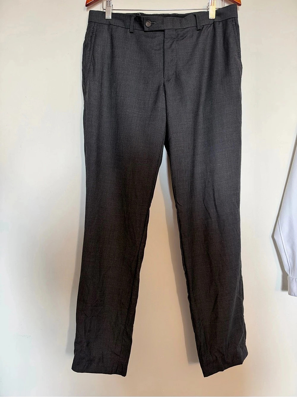 Ted Baker Jake CT Wool Suit Trousers Gray 36 R